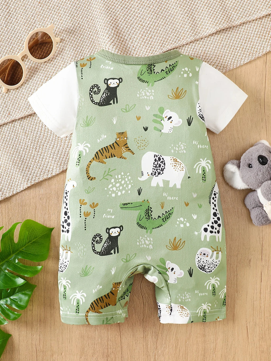 Koala Print Baby Romper