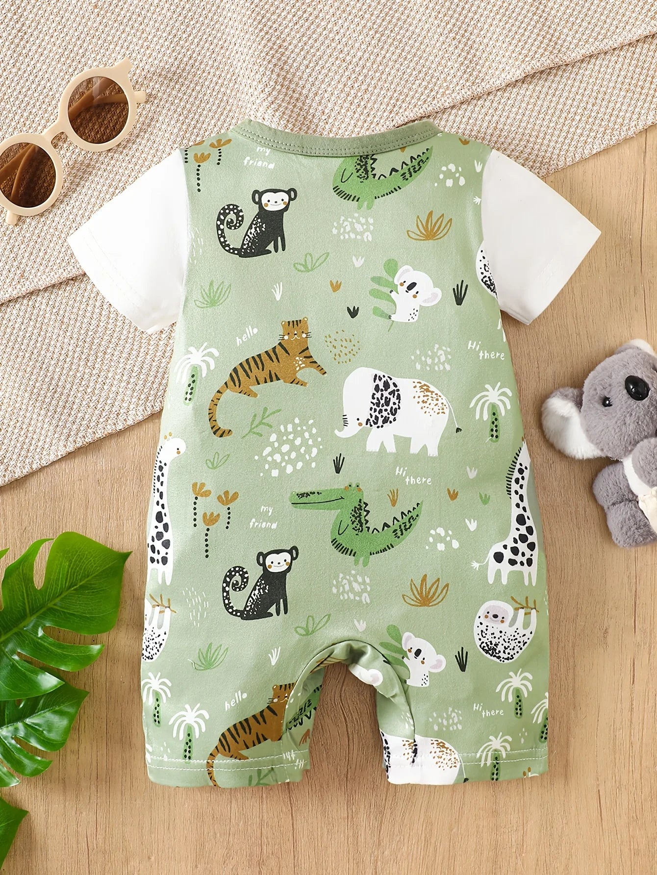 Koala Print Baby Romper