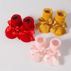 Bow Accent Baby Ankle Socks