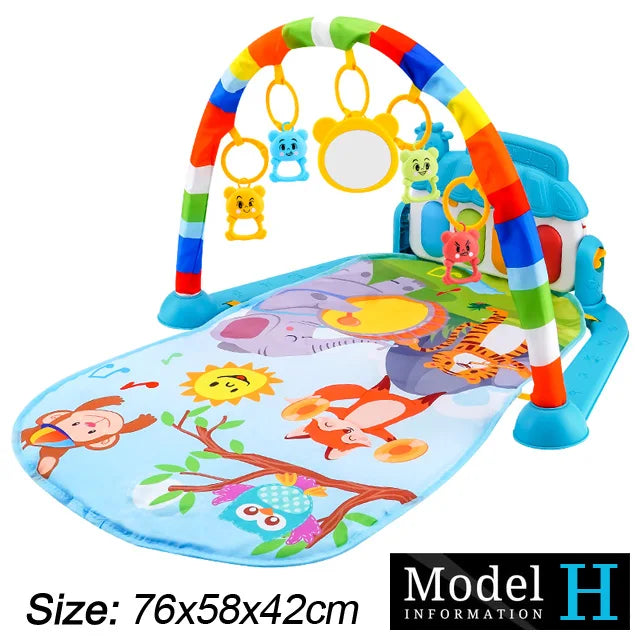 Baby Activity Play Gym & Musical Fitness Mat
