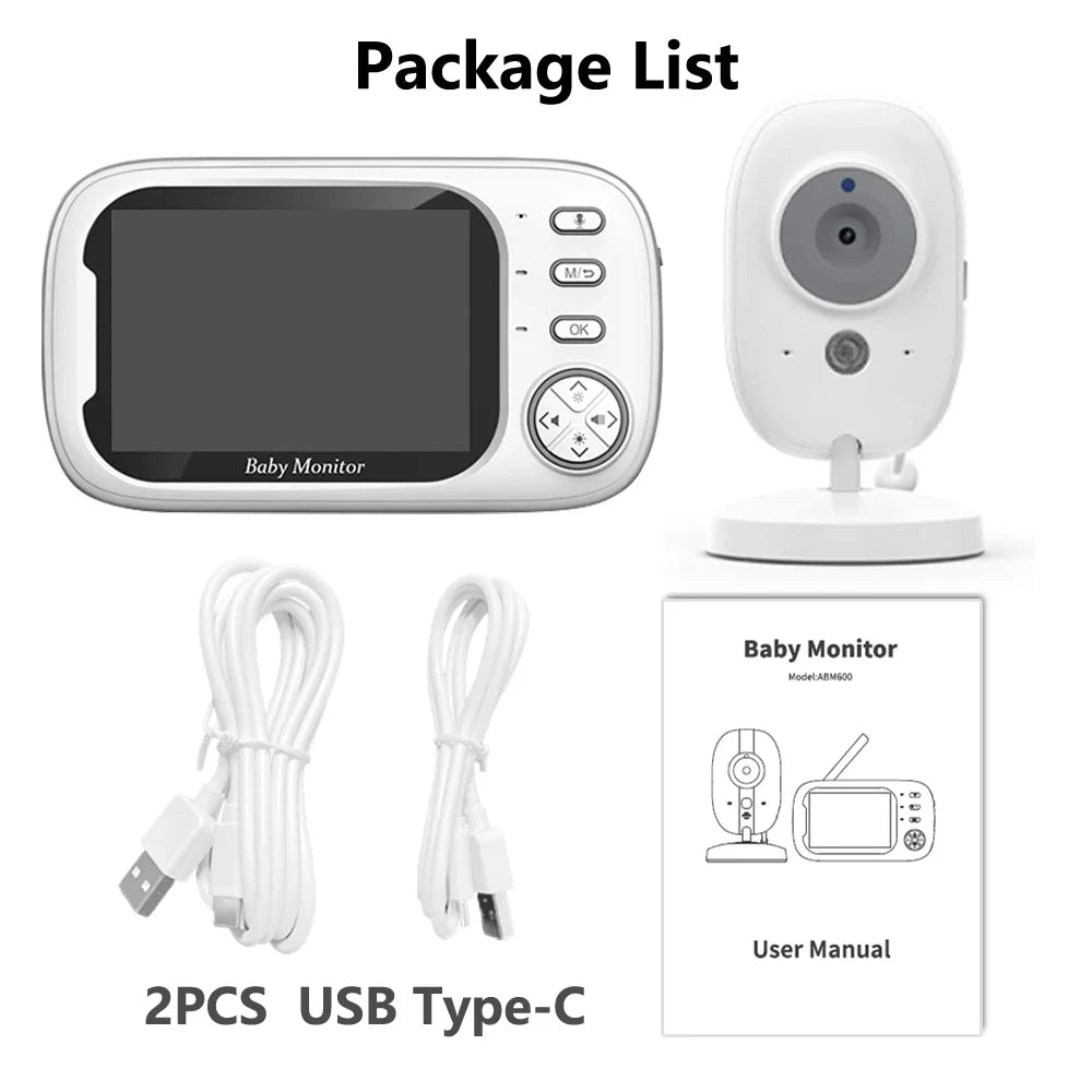 3.5" Wireless Baby Monitor with Camera