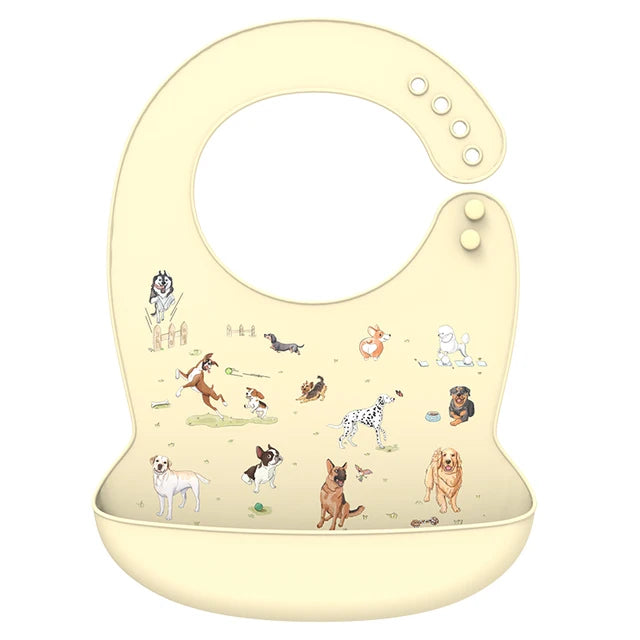 Cute Waterproof Silicone Baby Bib