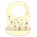 Cute Waterproof Silicone Baby Bib
