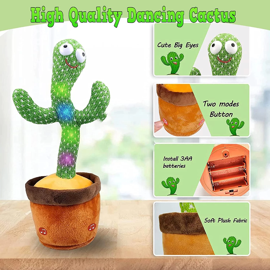 Dancing & Talking Cactus Plush Toy