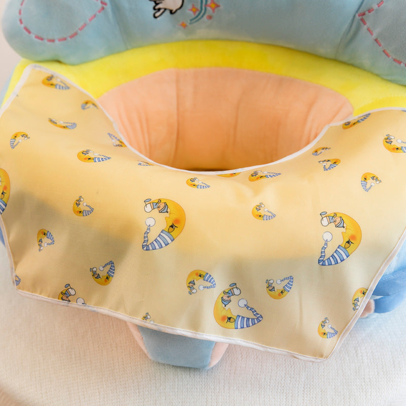 Crown Baby Learning Chair Plush Sofa for Infants