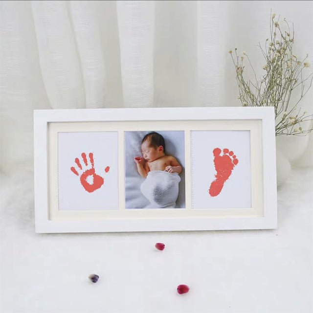 Baby Handprint & Footprint Photo Frame Kit