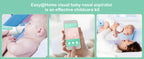 Electric Baby Nasal Aspirator with iOS & Android App-Controlled Camera