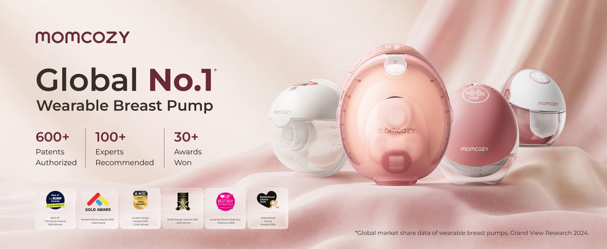 Momcozy M5™ Hands-Free App-Controlled Wearable Breast Pump (2-Pack)