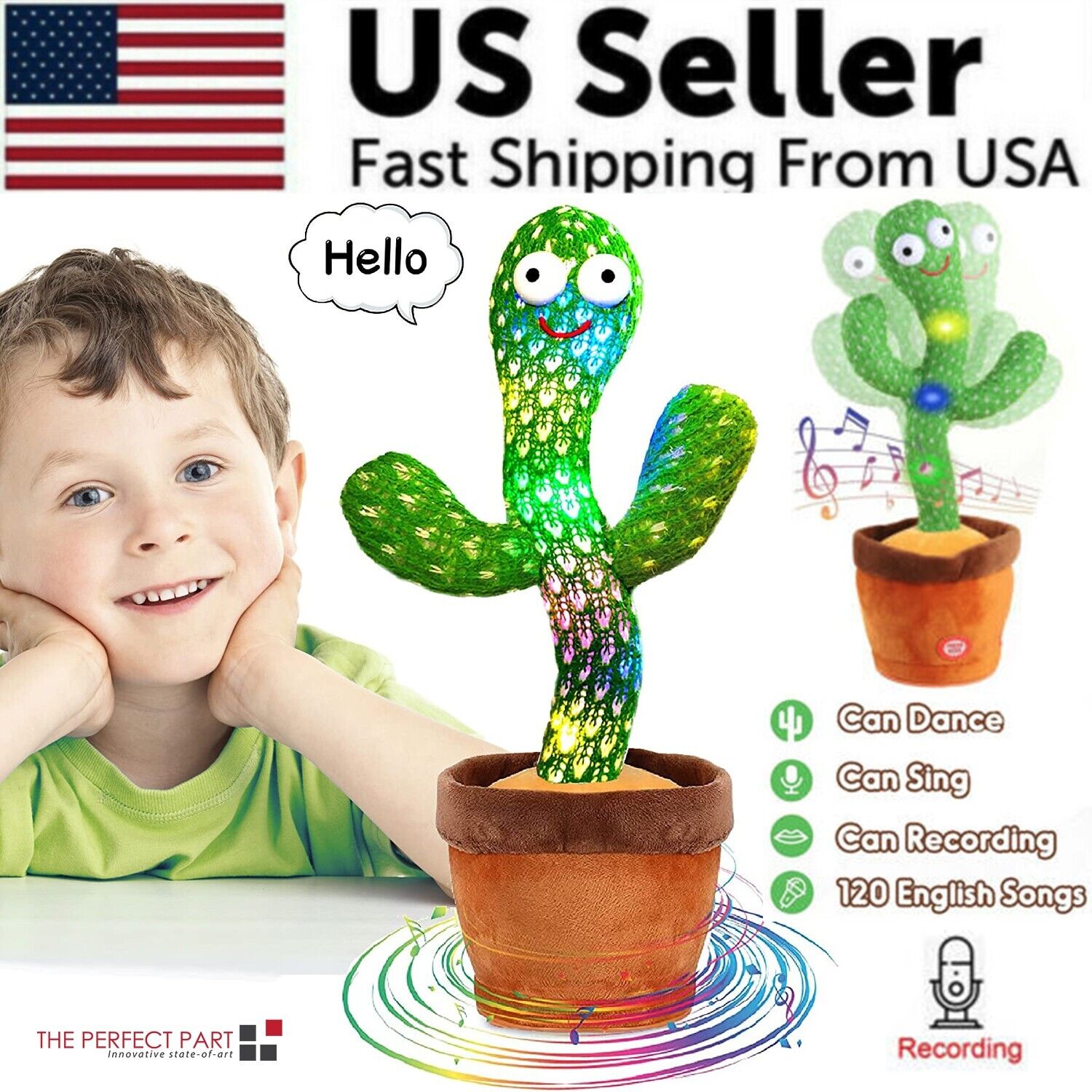Dancing & Talking Cactus Plush Toy