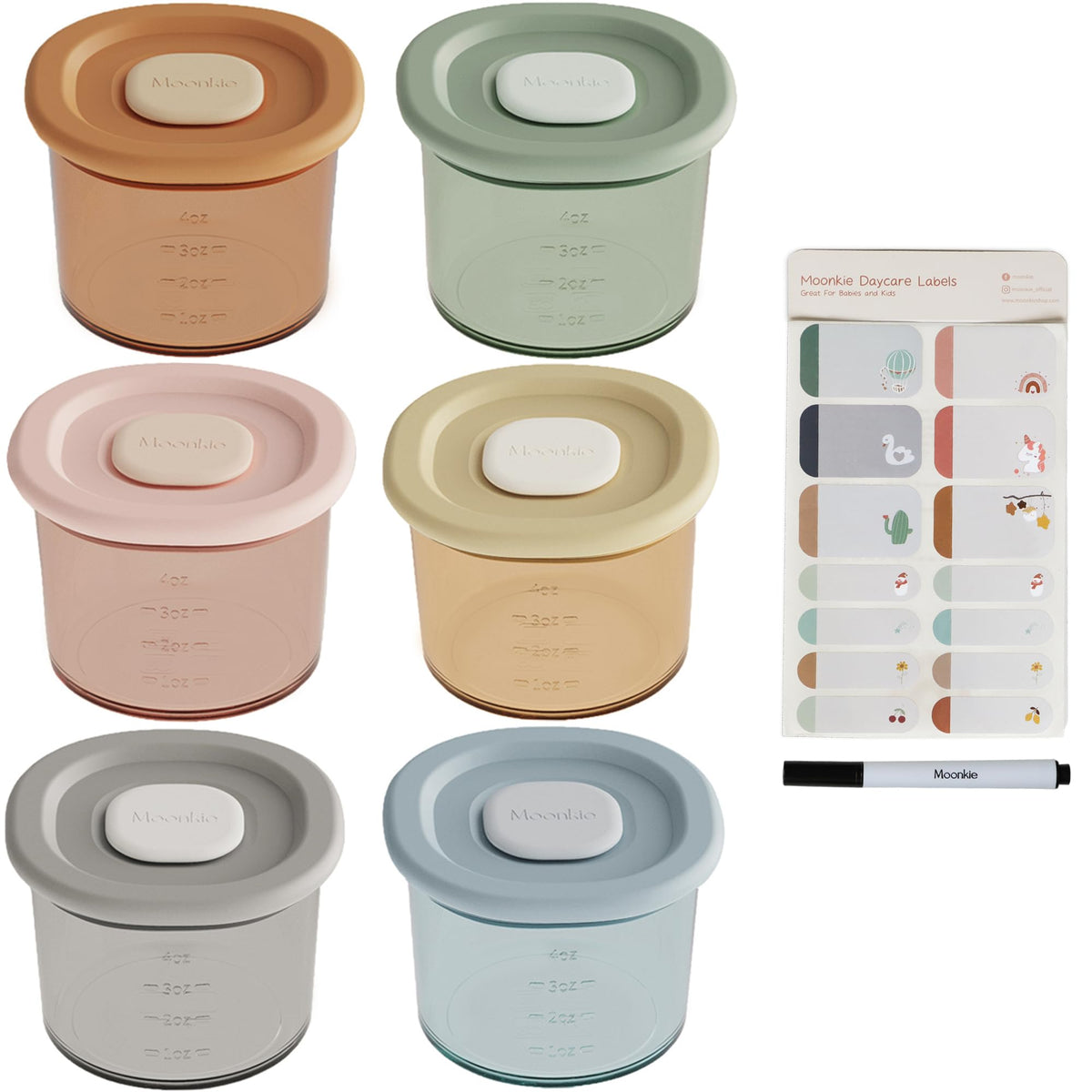PurePortion™ Silicone Baby Food Storage Set