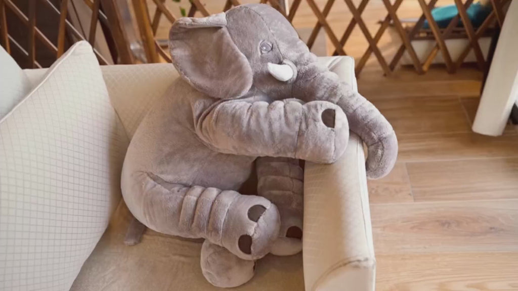 SnuggleEle™ Giant Elephant Plush Pillow