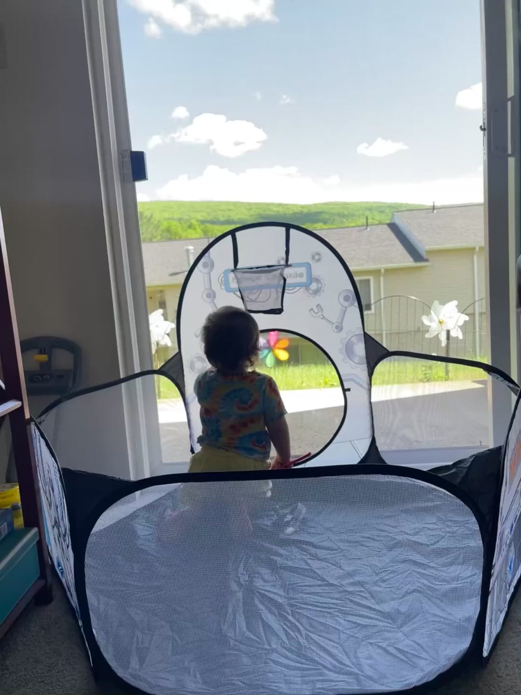 GalaxyQuest™ 3-in-1 Kids Play Tent, Ball Pit & Crawl Tunnel Set