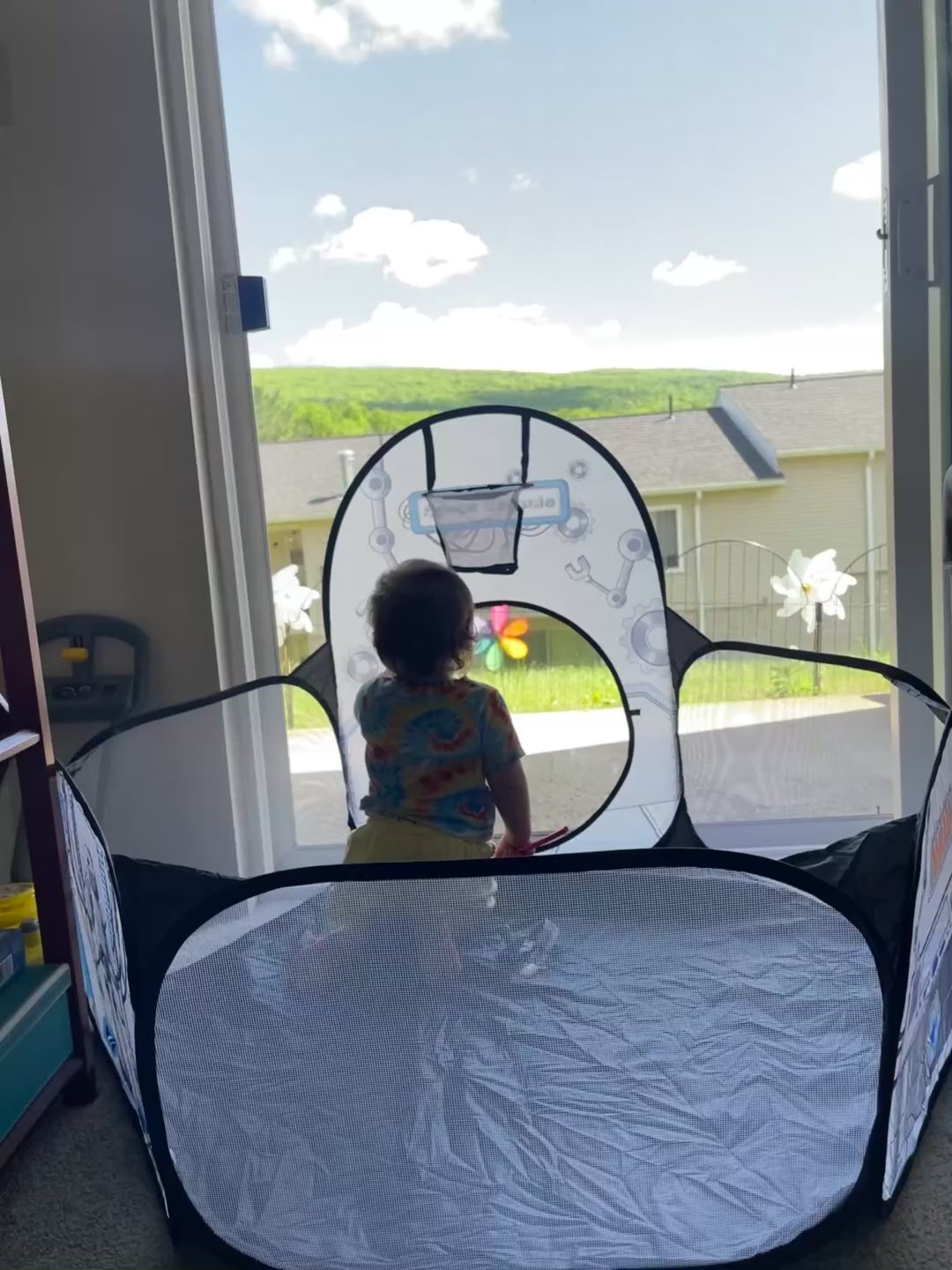 GalaxyQuest™ 3-in-1 Kids Play Tent, Ball Pit & Crawl Tunnel Set