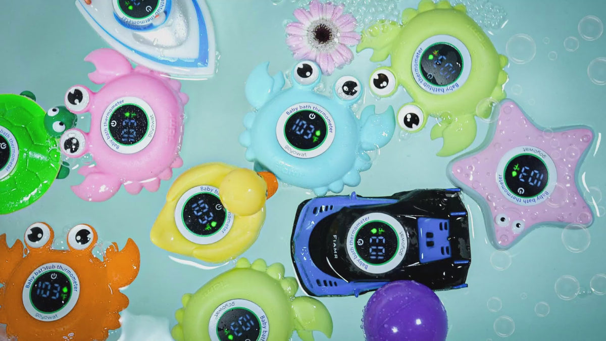 CrabbySafe™ Baby Bath & Room Thermometer