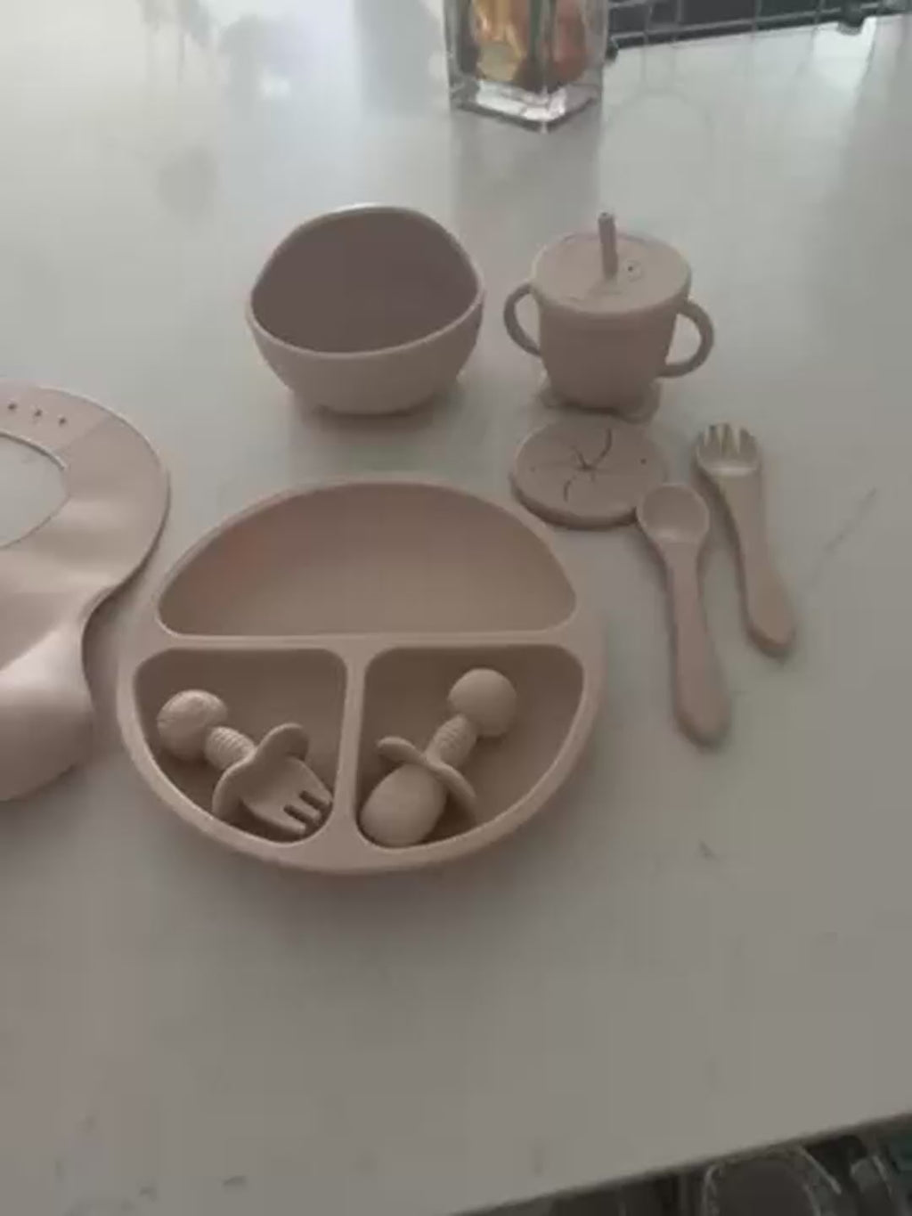 TinyFeast™ Silicone Baby Feeding Set (8-Piece)